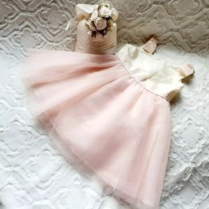 *SOLD* NWOT $99 Janie & Jack Silk Pink Tulle Dress
